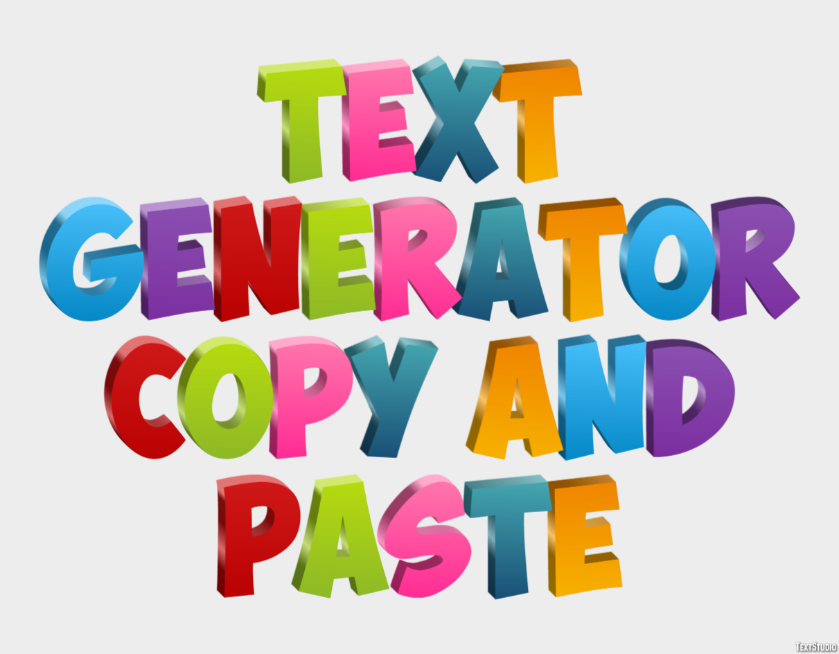 Text Generator Copy And Paste Effet de Texte