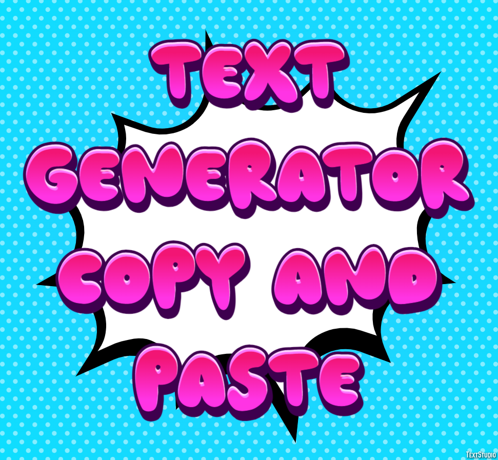 Text Generator Copy And Paste Эффект текста