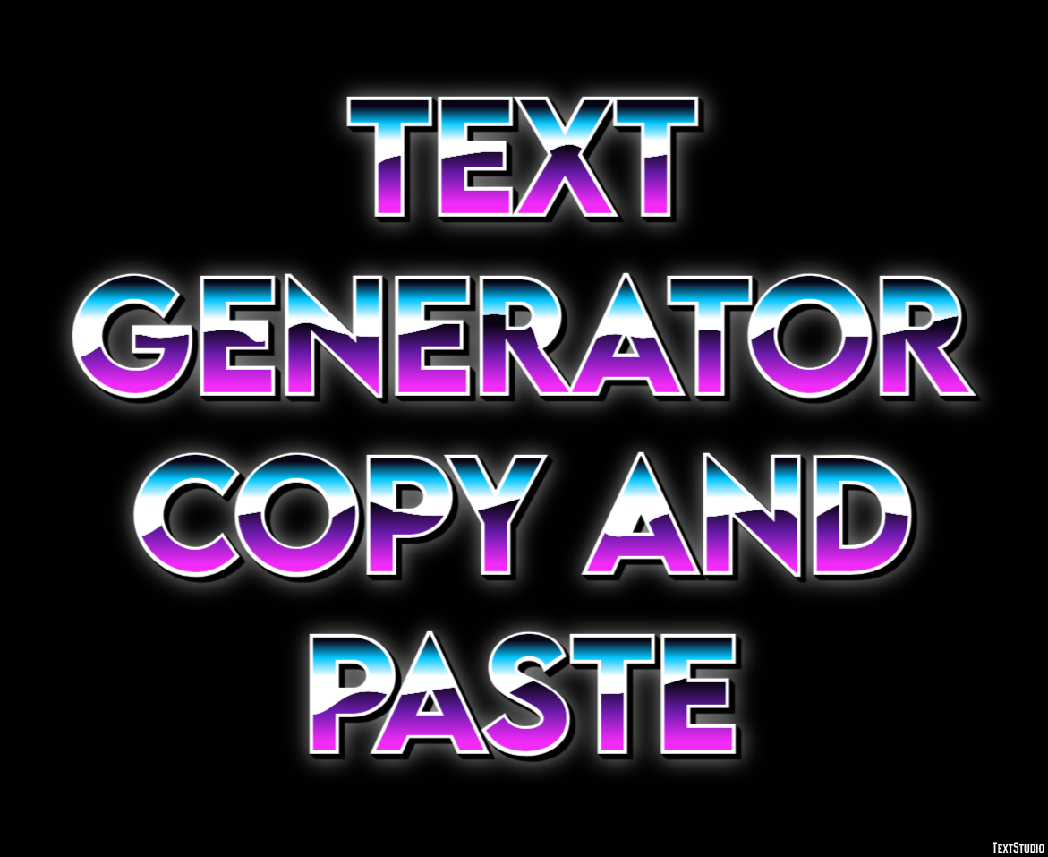 Text Generator Copy And Paste Tekst Effect