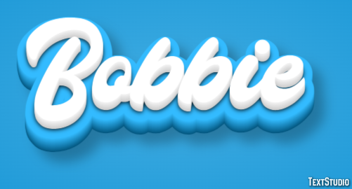 Bobbie Effet de Texte