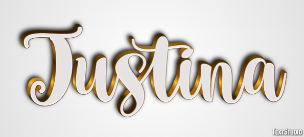 Justina Effetto testo