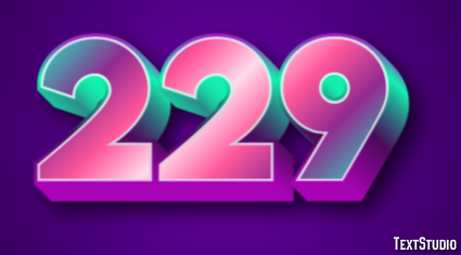 229 Texteffekt