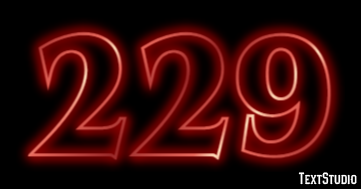 229 Texteffekt