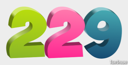 229 Texteffekt