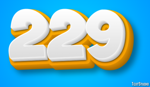 229 テキスト効果