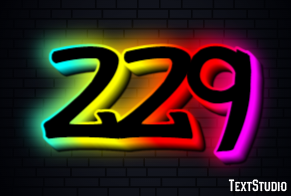 229 Texteffekt