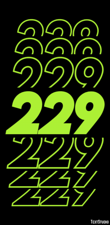 229 Texteffekt
