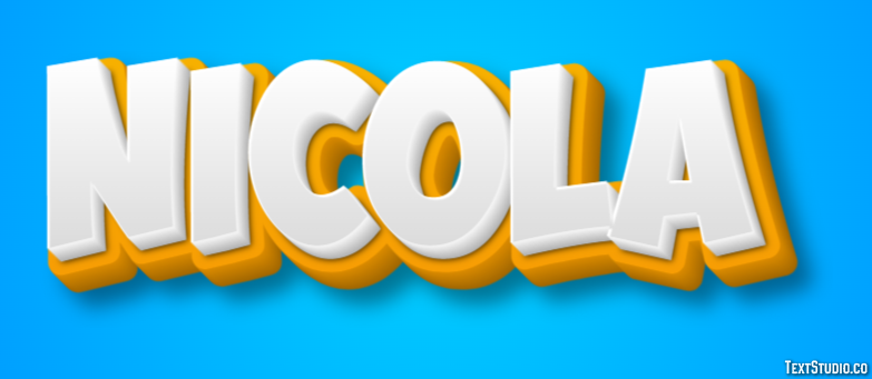 Nicola Efecto de Texto