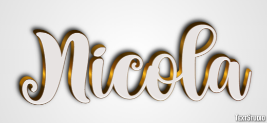 Nicola Efecto de Texto