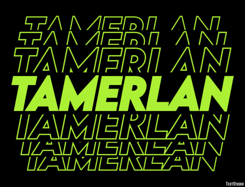 Tamerlan Effetto testo