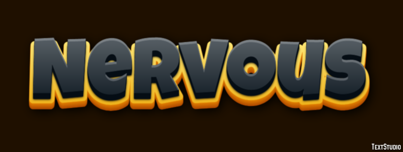 Nervous Efecto de Texto