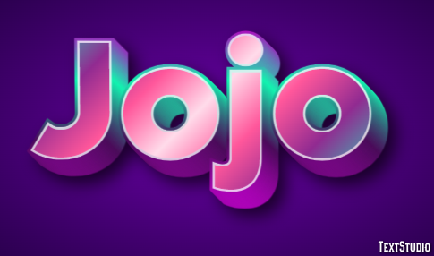Jojo Efeito de texto