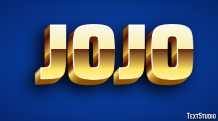 Jojo Efeito de texto