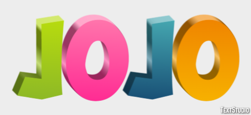 Jojo Efeito de texto