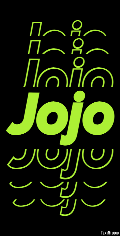 Jojo Efeito de texto