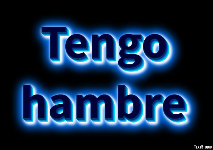 Tengo hambre Efekt tekstowy