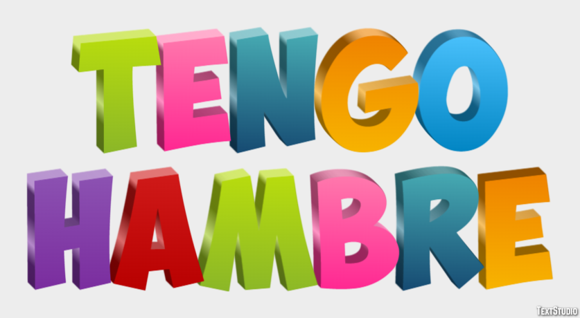 Tengo hambre Efekt tekstowy