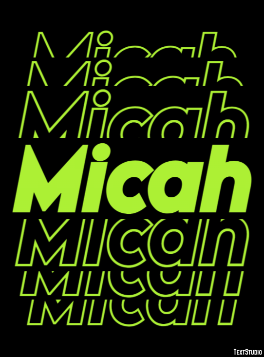 Micah Effetto testo