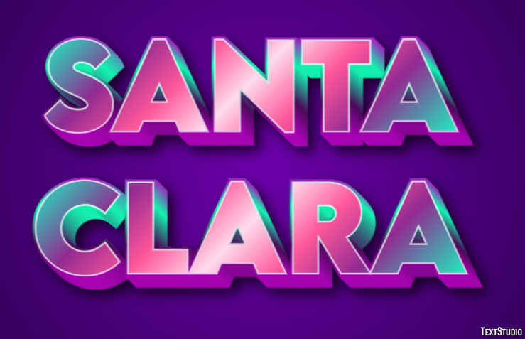 Santa Clara Efekt tekstowy
