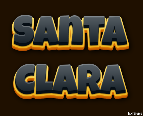 Santa Clara Efekt tekstowy