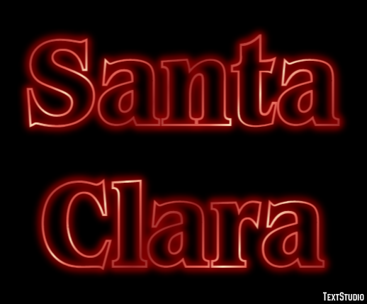 Santa Clara Efekt tekstowy