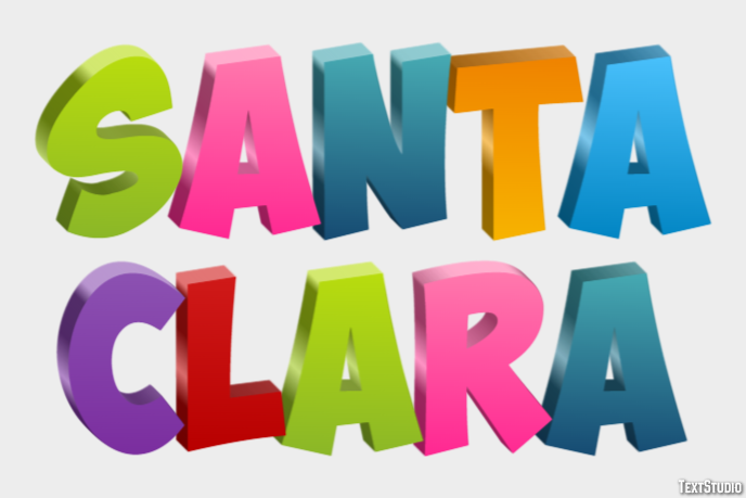 Santa Clara Efekt tekstowy