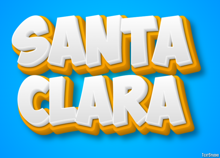 Santa Clara Efekt tekstowy