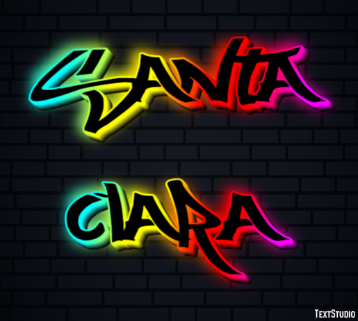 Santa Clara Efekt tekstowy