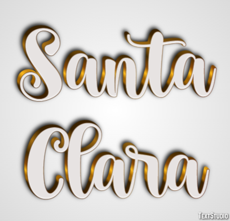 Santa Clara Efekt tekstowy