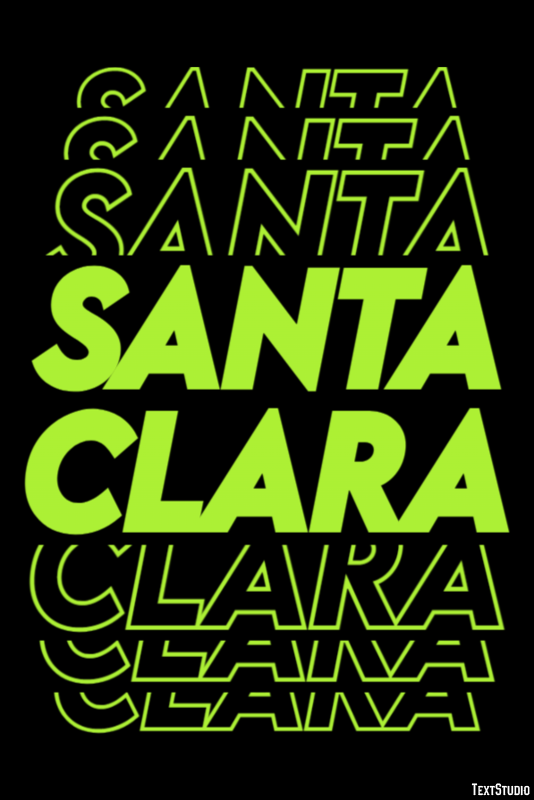 Santa Clara Efekt tekstowy