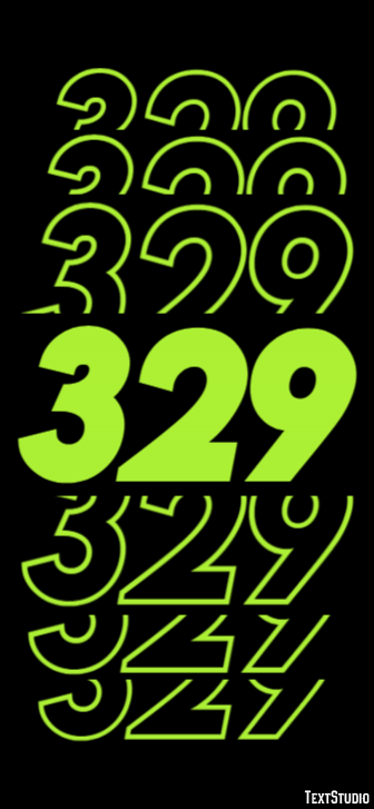 329 Эффект текста