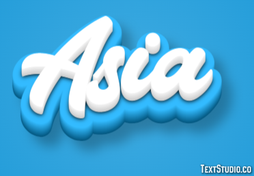 Asia Text effect
