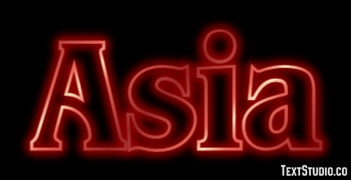 Asia Text effect