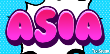 Asia Text effect