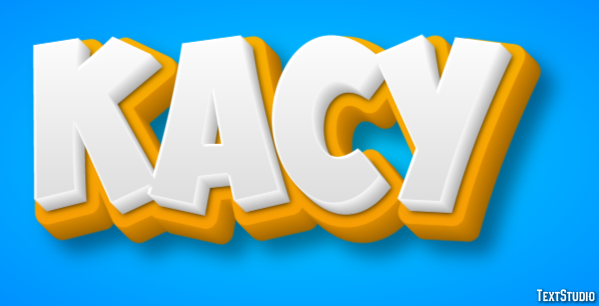 Kacy Text effect