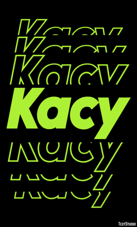 Kacy Text effect