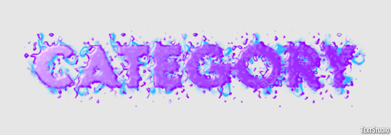 Category Text Effect