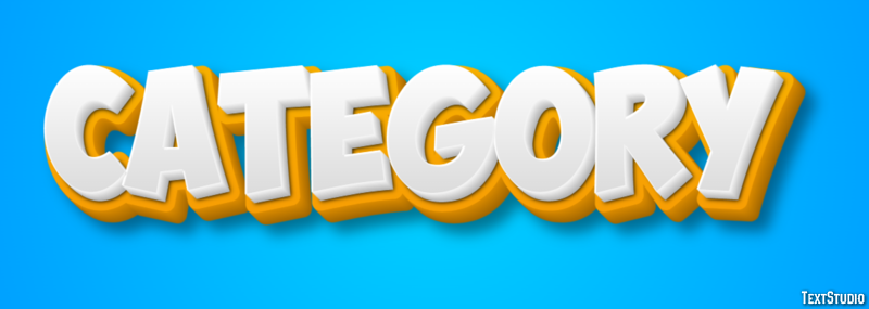 Category Efecto de Texto