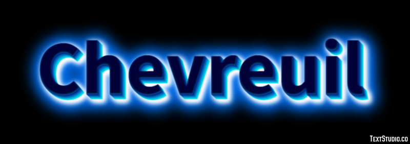 Chevreuil Текстовый эффект