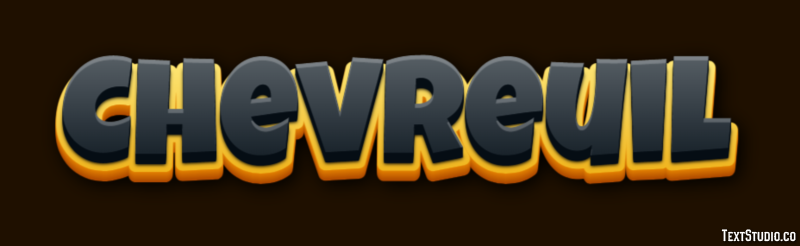 Chevreuil Текстовый эффект