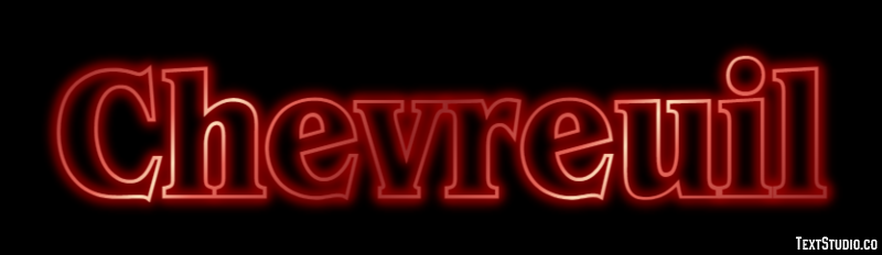 Chevreuil Текстовый эффект