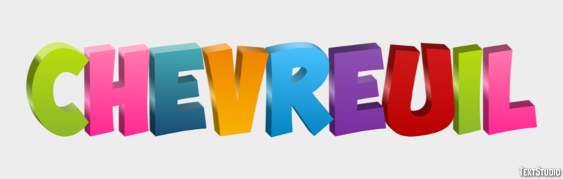 Chevreuil Текстовый эффект