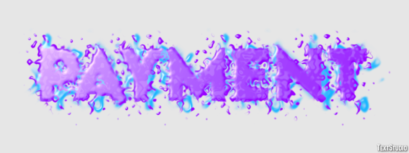 Payment Text Effect
