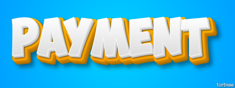 Payment Text Effect
