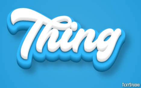 Thing Text Effect