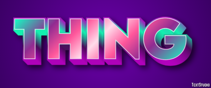 Thing Text Effect