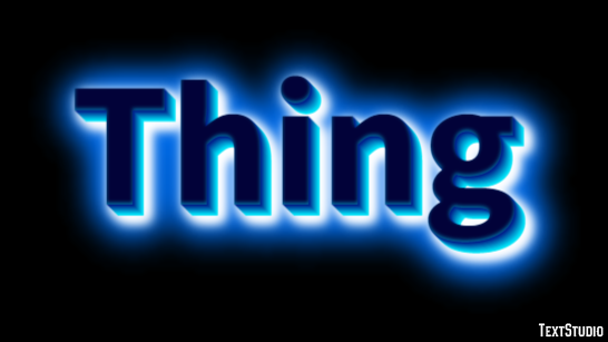 Thing Text Effect