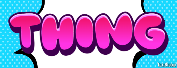 Thing Text Effect