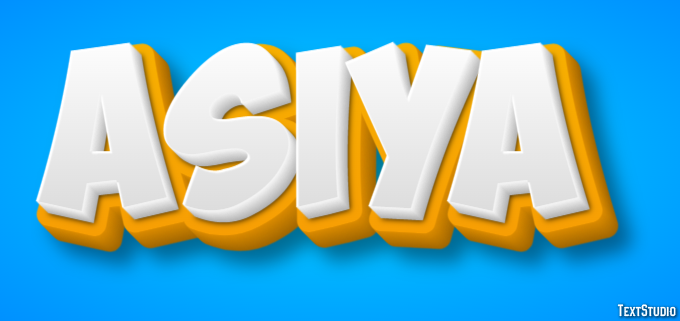 Asiya Text Effect