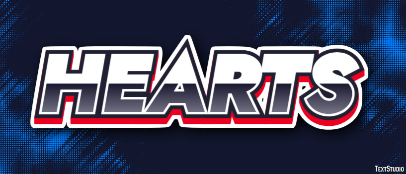 Hearts Text effect